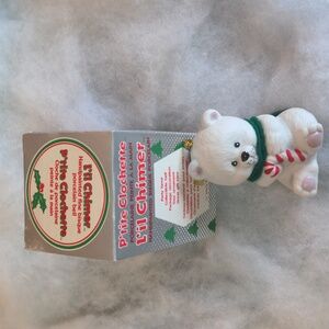 L'il chimer Hand painted bisque porcelain ornament- Christmas Decor